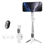 Selfie stick portatile con treppiede e luci LED