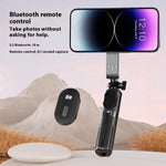 Selfie stick portatile con treppiede e luci LED