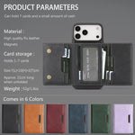 Custodia per telefono in pelle Kalebol con chiusura magnetica MagSafe a tre ante., For iPhone 17 Pro Max, For iPhone 17 Pro, For iPhone 17, For iPhone 17 Air