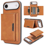 Custodia per telefono in pelle Kalebol con chiusura magnetica MagSafe a tre ante., For iPhone 17 Pro Max, For iPhone 17 Pro, For iPhone 17, For iPhone 17 Air