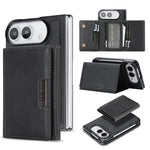 Custodia per telefono in pelle Kalebol con chiusura magnetica MagSafe a tre ante., For iPhone Fold, For iPhone 18 Pro, For iPhone 18 Pro Max, For iPhone 17e / 16e