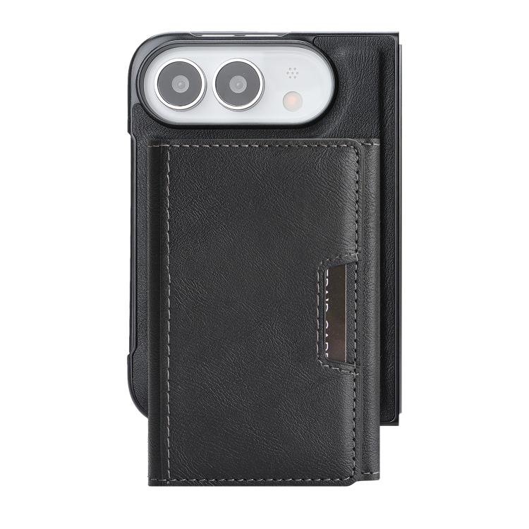 Custodia per telefono in pelle Kalebol con chiusura magnetica MagSafe a tre ante., For iPhone Fold, For iPhone 18 Pro, For iPhone 18 Pro Max, For iPhone 17e / 16e