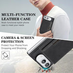 Custodia per telefono in pelle Kalebol con chiusura magnetica MagSafe a tre ante., For iPhone Fold, For iPhone 18 Pro, For iPhone 18 Pro Max, For iPhone 17e / 16e