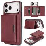 Custodia per telefono in pelle Kalebol con chiusura magnetica MagSafe a tre ante., For iPhone Fold, For iPhone 18 Pro, For iPhone 18 Pro Max, For iPhone 17e / 16e