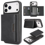 Custodia per telefono in pelle Kalebol con chiusura magnetica MagSafe a tre ante., For iPhone Fold, For iPhone 18 Pro, For iPhone 18 Pro Max, For iPhone 17e / 16e