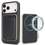Custodia portafoglio magnetica in pelle per iPhone