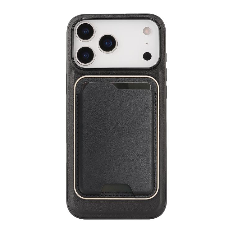 Custodia magnetica in pelle con porta carte per iPhone 17