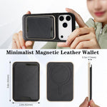 Custodia magnetica in pelle con porta carte per iPhone 17