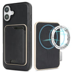 Custodia magnetica in pelle con porta carte per iPhone 17