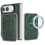 Custodia portafoglio magnetica in pelle per iPhone