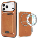 Custodia portafoglio magnetica in pelle per iPhone
