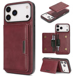 Custodia portafoglio in pelle Kalebol MagSafe per iPhone Fold