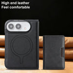 Custodia portafoglio in pelle Kalebol MagSafe per iPhone Fold