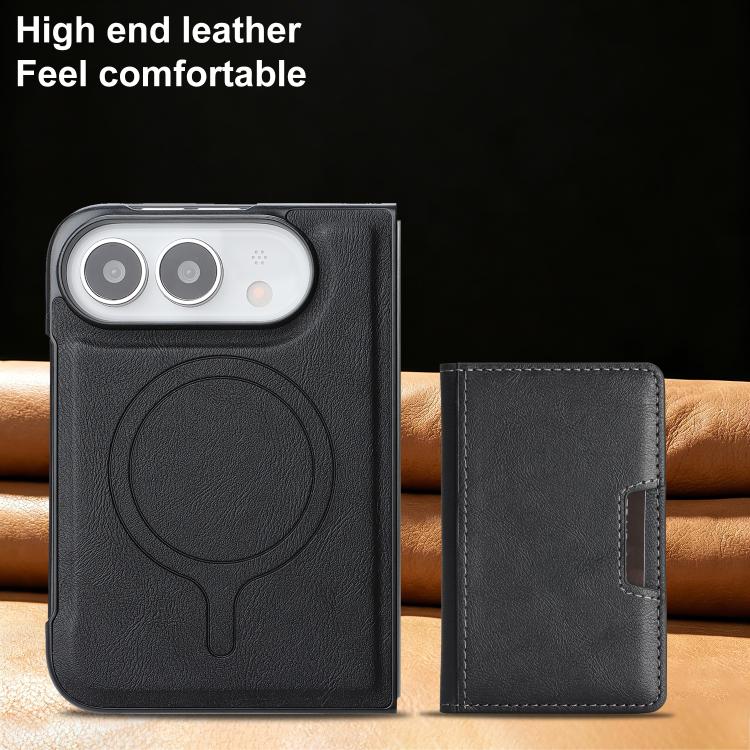 Custodia portafoglio in pelle Kalebol MagSafe per iPhone Fold