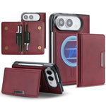 Custodia portafoglio in pelle Kalebol MagSafe per iPhone Fold