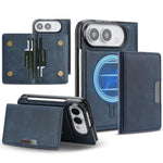Custodia portafoglio in pelle Kalebol MagSafe per iPhone Fold