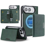 Custodia portafoglio in pelle Kalebol MagSafe per iPhone Fold