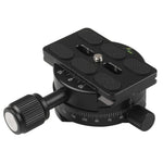X-64 Treppiede per fotocamera professionale Monopiede Testa panoramica panoramica con piastra a sgancio rapido, X-64