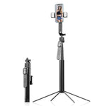 Treppiede selfie stick con tracciamento volto e doppia luce