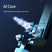Gimbal stabilizzatore smartphone con tracciamento AI 360°
