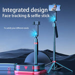 Gimbal stabilizzatore smartphone con tracciamento AI 360°
