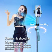 Gimbal stabilizzatore smartphone con tracciamento AI 360°