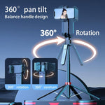 Gimbal stabilizzatore smartphone con tracciamento AI 360°