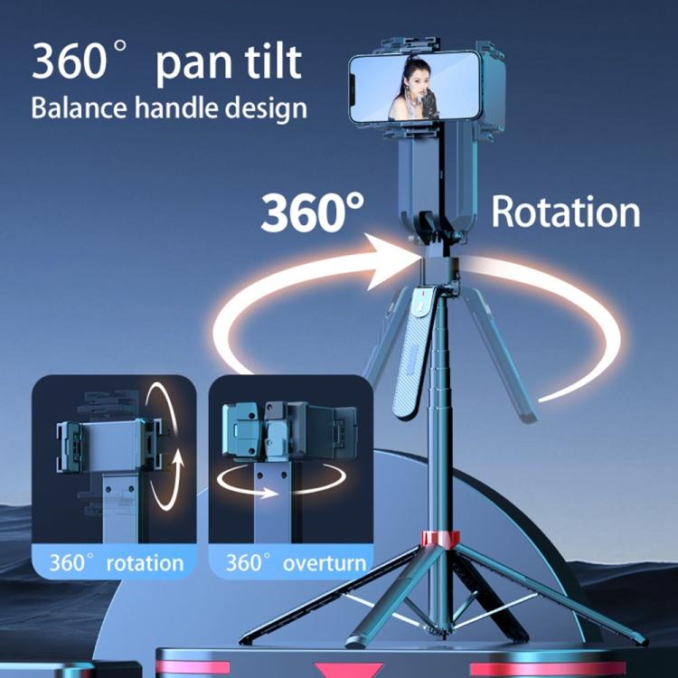 Gimbal stabilizzatore smartphone con tracciamento AI 360°