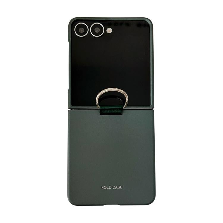 Custodia per telefono pieghevole con fibbia ad anello galvanizzata, For Galaxy Z Flip8 5G, For Galaxy Z Flip7 5G