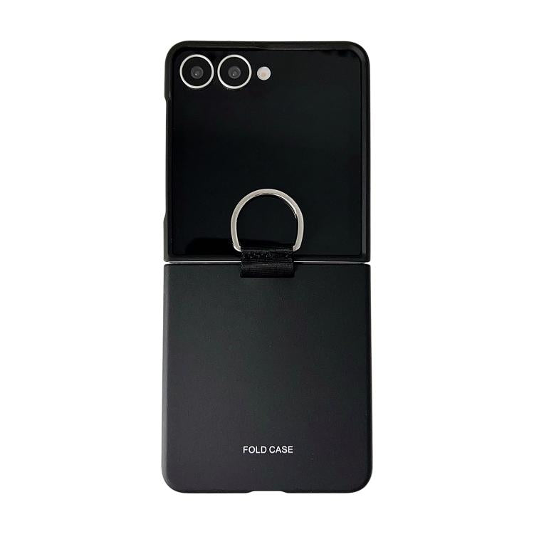 Custodia per telefono pieghevole con fibbia ad anello galvanizzata, For Galaxy Z Flip8 5G, For Galaxy Z Flip7 5G