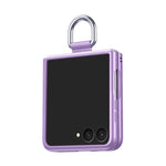 Custodia per telefono pieghevole con fibbia ad anello galvanizzata, For Galaxy Z Flip8 5G, For Galaxy Z Flip7 5G