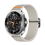 Cinturino elastico in nylon con fibbia a perline e cinturino per orologio., For Samsung Galaxy Watch8 / Watch8 Classic
