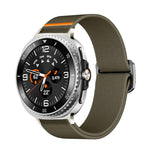 Cinturino elastico in nylon con fibbia a perline e cinturino per orologio., For Samsung Galaxy Watch8 / Watch8 Classic