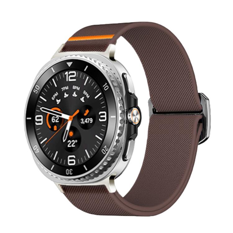 Cinturino elastico in nylon con fibbia a perline e cinturino per orologio., For Samsung Galaxy Watch8 / Watch8 Classic