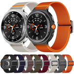 Cinturino elastico in nylon con fibbia a perline e cinturino per orologio., For Samsung Galaxy Watch8 / Watch8 Classic