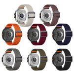 Cinturino elastico in nylon con fibbia a perline e cinturino per orologio., For Samsung Galaxy Watch8 / Watch8 Classic