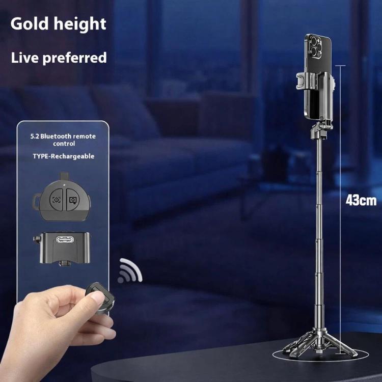 P15T Mini bastone selfie Bluetooth con treppiede
