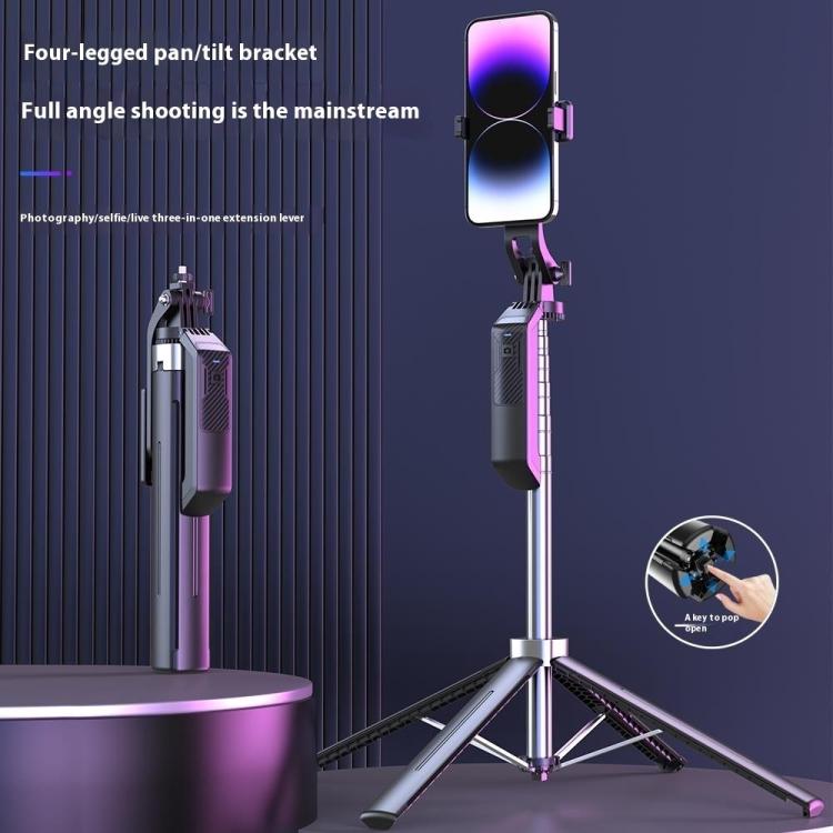 Asta selfie portatile P18 con gimbal rotante 360°
