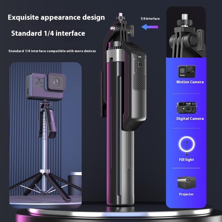 Asta selfie portatile P18 con gimbal rotante 360°