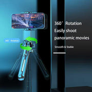 Selfie stick P195 con supporto a 4 gambe e telecomando Bluetooth