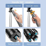 Supporto portatile a quattro gambe P510 con selfie stick