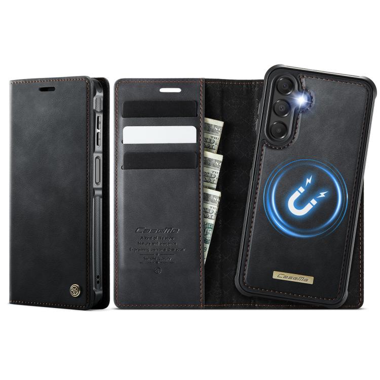 Custodia per telefono CaseMe C49 con portafoglio in pelle, magnetica, con blocco RFID e removibile., For Samsung Galaxy S25 Ultra 5G, For Samsung Galaxy A16 5G, For Samsung Galaxy S24 FE 5G, For Samsung Galaxy S24 Ultra 5G