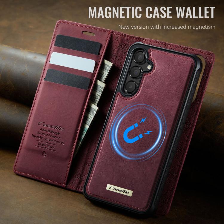 Custodia per telefono CaseMe C49 con portafoglio in pelle, magnetica, con blocco RFID e removibile., For Samsung Galaxy A15, For Samsung Galaxy S23 FE 5G, For Samsung Galaxy A54 5G, For Samsung Galaxy S23 Ultra 5G