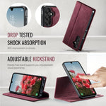 Custodia per telefono CaseMe C49 con portafoglio in pelle, magnetica, con blocco RFID e removibile., For Samsung Galaxy A15, For Samsung Galaxy S23 FE 5G, For Samsung Galaxy A54 5G, For Samsung Galaxy S23 Ultra 5G