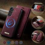 Custodia per telefono CaseMe C49 con portafoglio in pelle, magnetica, con blocco RFID e removibile., For Samsung Galaxy A15, For Samsung Galaxy S23 FE 5G, For Samsung Galaxy A54 5G, For Samsung Galaxy S23 Ultra 5G