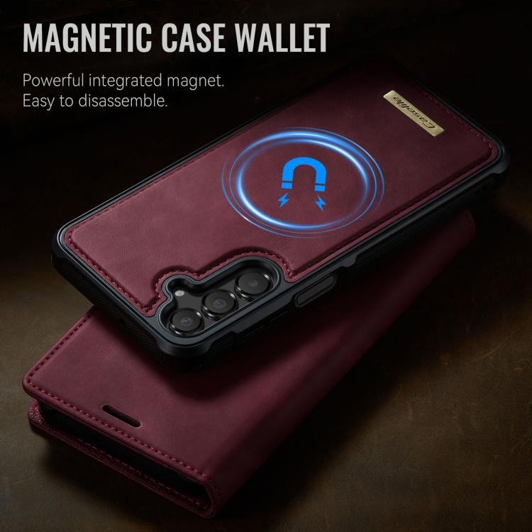 Custodia per telefono CaseMe C49 con portafoglio in pelle, magnetica, con blocco RFID e removibile., For Samsung Galaxy A15, For Samsung Galaxy S23 FE 5G, For Samsung Galaxy A54 5G, For Samsung Galaxy S23 Ultra 5G