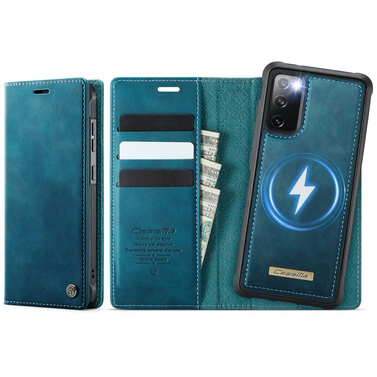 Custodia per telefono CaseMe C49 con portafoglio in pelle, magnetica, con blocco RFID e removibile., For Samsung Galaxy S23+ 5G, For Samsung Galaxy S23 5G, For Samsung Galaxy S20 FE, For Samsung Galaxy A53 5G