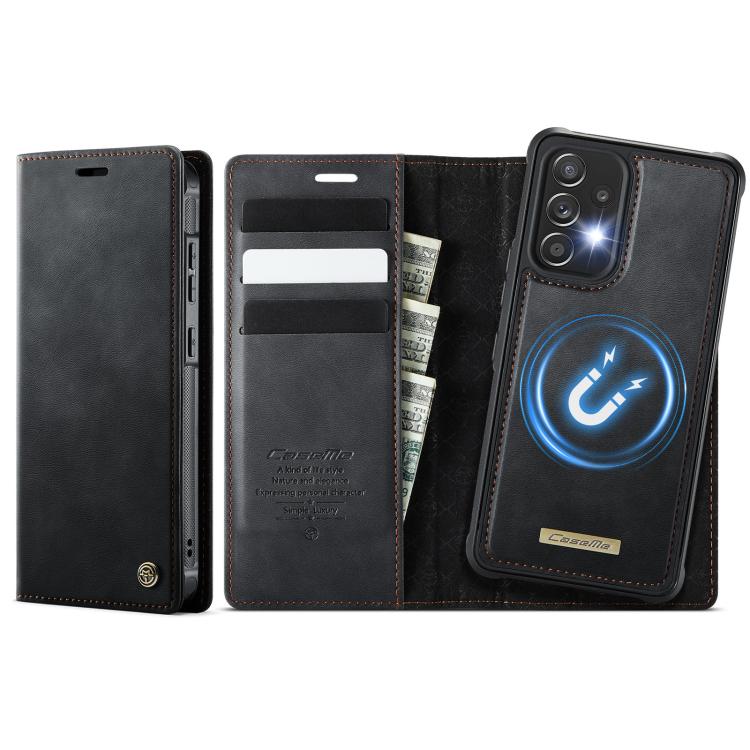 Custodia per telefono CaseMe C49 con portafoglio in pelle, magnetica, con blocco RFID e removibile., For Samsung Galaxy S23+ 5G, For Samsung Galaxy S23 5G, For Samsung Galaxy S20 FE, For Samsung Galaxy A53 5G