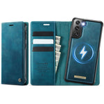 Custodia per telefono CaseMe C49 con portafoglio in pelle, magnetica, con blocco RFID e removibile., For Samsung Galaxy S21 5G, For Samsung Galaxy S21+ 5G, For Samsung Galaxy S21 Ultra 5G, For Samsung Galaxy S20 Ultra