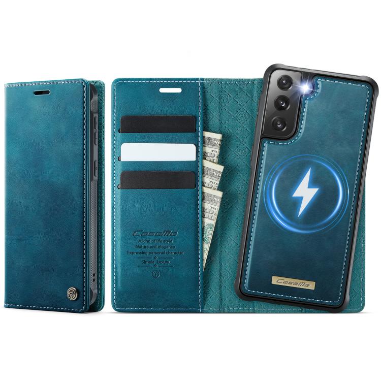 Custodia per telefono CaseMe C49 con portafoglio in pelle, magnetica, con blocco RFID e removibile., For Samsung Galaxy S21 5G, For Samsung Galaxy S21+ 5G, For Samsung Galaxy S21 Ultra 5G, For Samsung Galaxy S20 Ultra